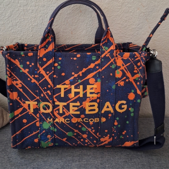 Marcjacobs the medium  paint splatter tote - Picture 1 of 5